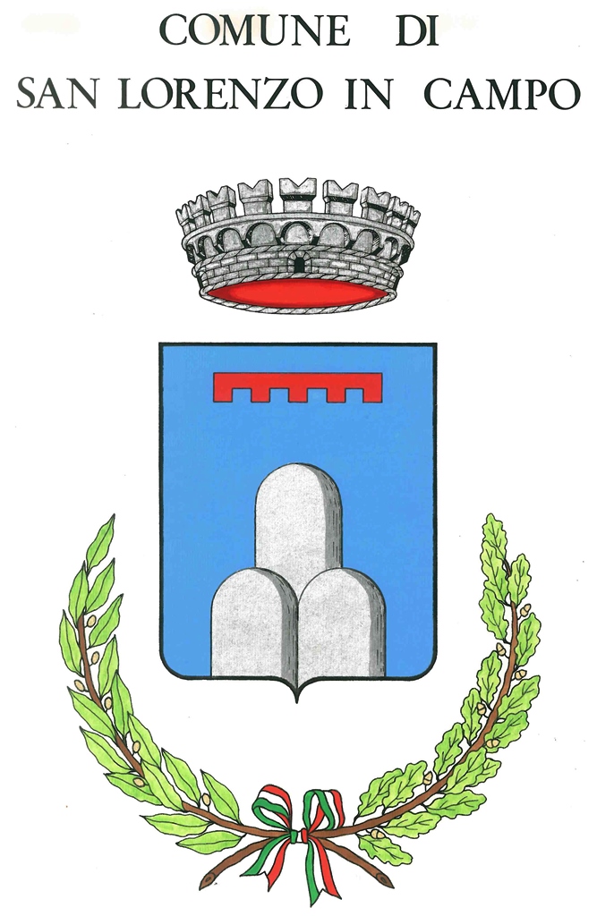 Emblema del Comune di San Lorenzo in Campo (Pesaro e Urbino)